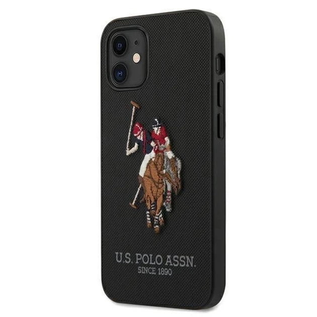 Чохол U.S. Polo Assn Embroidery Collection для iPhone 12 mini Black (USHCP12SPUGFLBK) - Фото 2 Чохол U.S. Polo Assn Embroidery Collection для iPhone 12 mini Black (USHCP12SPUGFLBK) - зображення 2
