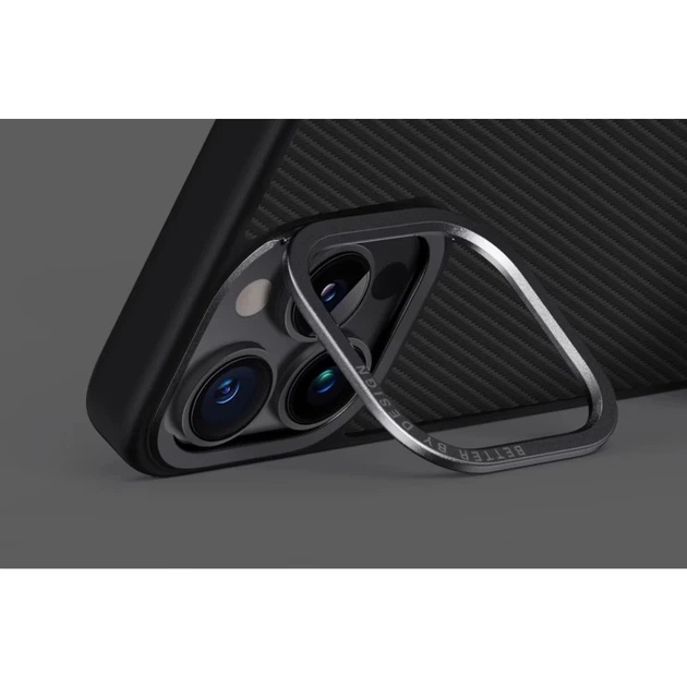 Чохол UNIQ Keva Max для iPhone 16 Pro Max Carbon Black with MagSafe (UNIQ-IP6.9P(2024)-KEVMMBLK) - зображення 5