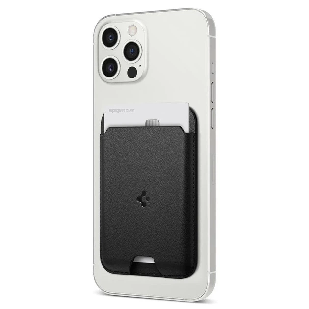 Магнітний гаманець Spigen Valentinus Black with MagSafe (AMP02284) - зображення 8