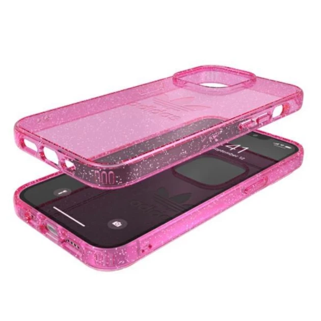 Чохол Adidas OR Glitter для iPhone 13 | 13 Pro Pink (8718846095860) - Фото 6 Чохол Adidas OR Glitter для iPhone 13 | 13 Pro Pink (8718846095860) - зображення 6