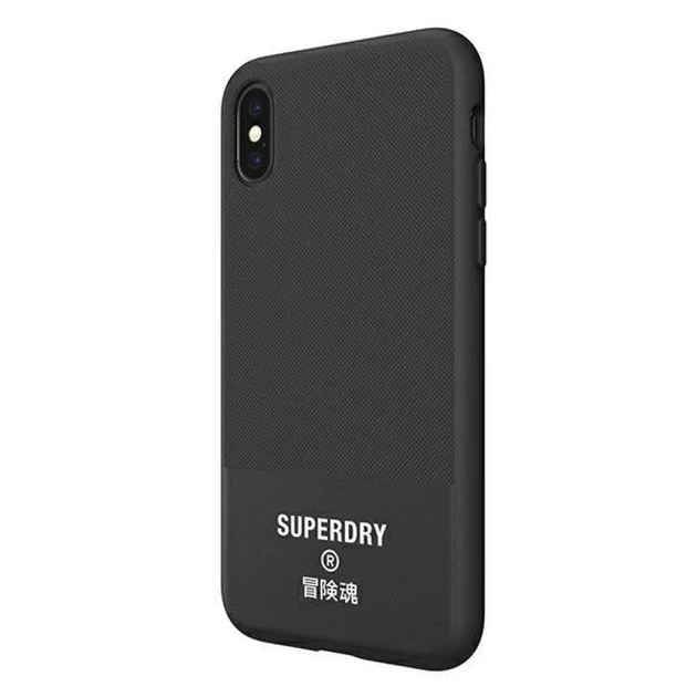 Чохол SuperDry Moulded Canvas для iPhone XS/X Black (8718846079754) - зображення 5