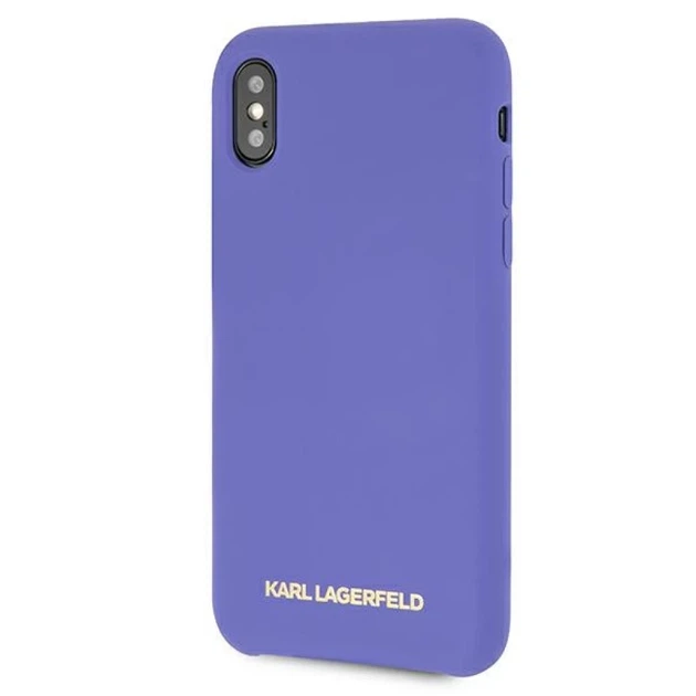 Чохол Karl Lagerfeld Silicone для iPhone X | XS Violet (KLHCPXSLVOG) - Фото 2 Чохол Karl Lagerfeld Silicone для iPhone X | XS Violet (KLHCPXSLVOG) - зображення 2