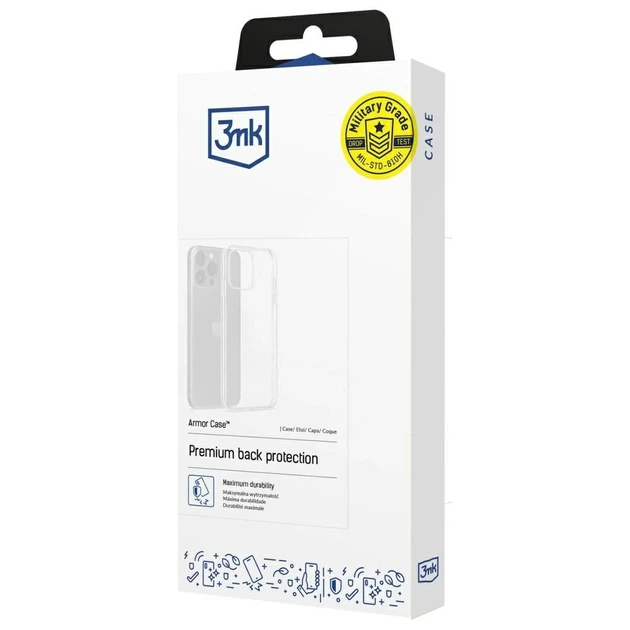Чохол 3mk Armor Case для iPhone 17 Pro Max Transparent (5903108665025) - зображення 6