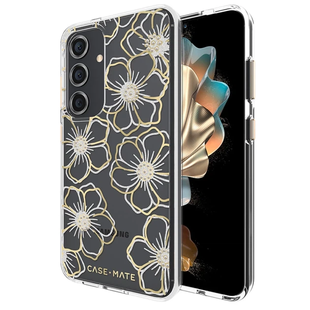 Чехол Case-Mate Floral Gems для Samsung Galaxy S24 (S921) Gold (CM053432) - изображение 5
