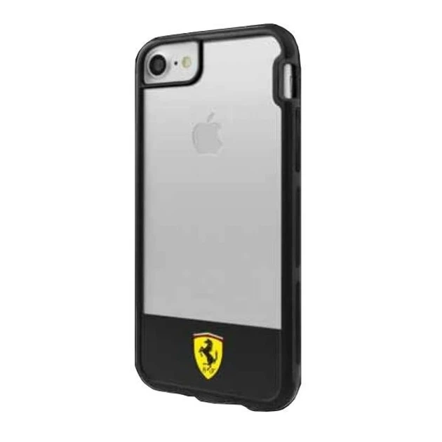 Чохол Ferrari для iPhone 7/8 | SE2020 | SE2022 Hard Case Transparent/Black (FEHCP7BISBK) - Фото 1 Чохол Ferrari для iPhone 7/8 | SE2020 | SE2022 Hard Case Transparent/Black (FEHCP7BISBK) - зображення 1