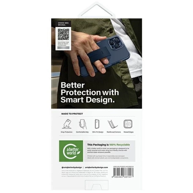 Чохол UNIQ Heldro Mag для iPhone 15 Pro Max Lucent Clear with MagSafe (UNIQ-IP6.7P(2023)-HELMGCLR) - зображення 3