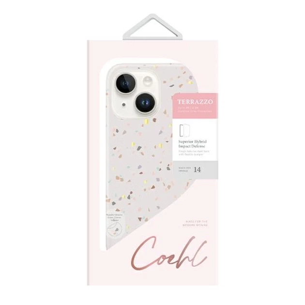 Чохол Uniq Coehl Terrazzo для iPhone 14 | 13 Sandstone (UNIQ-IP6.1(2022)-TEZSSTN) - зображення 5