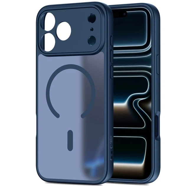 Чехол Tech-Protect BasicMag для iPhone 17 Pro Matte Deep Blue with MagSafe (5906302334803) - Фото 2 Чехол Tech-Protect BasicMag для iPhone 17 Pro Matte Deep Blue with MagSafe (5906302334803) - изображение 2