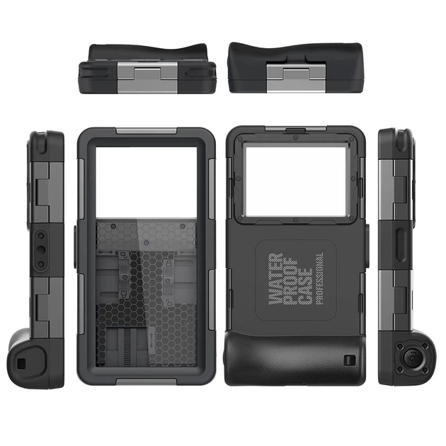 Водонепроникний чохол Tech-Protect IPX8 Universal Diving Waterproof Case Black (9589046924552) - зображення 6