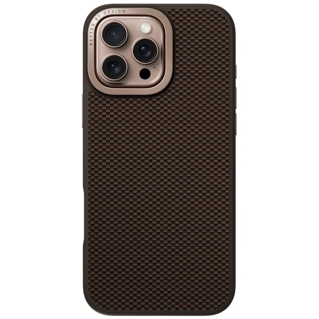Чохол UNIQ Keva Max для iPhone 16 Pro Max Umber Brown with MagSafe (UNIQ-IP6.9P(2024)-KEVMMBWN) - зображення 3