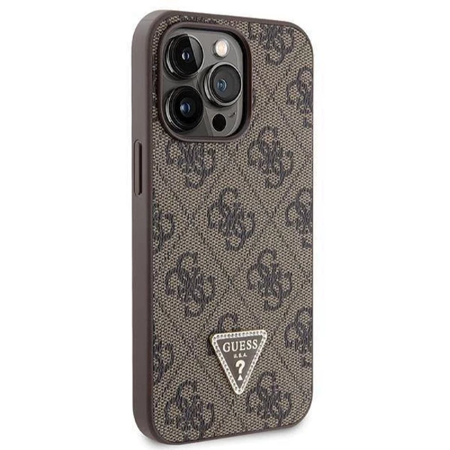 Чохол Guess Crossbody 4G Metal Logo для iPhone 13 Pro Brown (GUHCP13LP4TDSCPW) - зображення 3