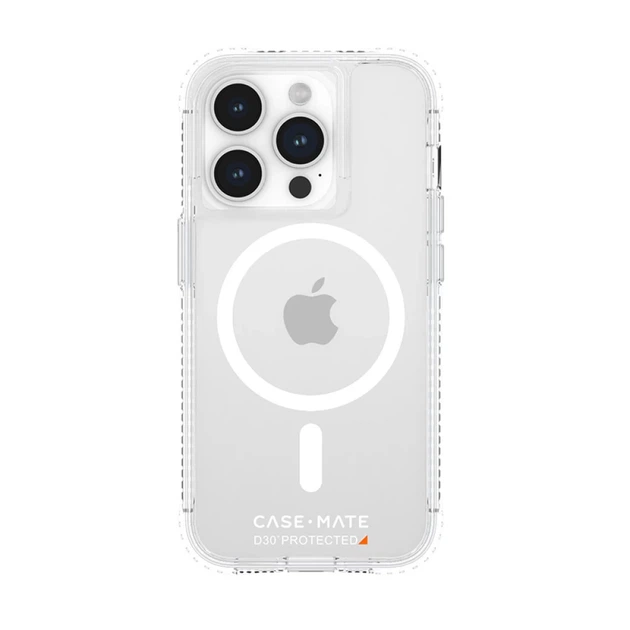 Чехол Case-Mate Ultra Tough D3O Clear для iPhone 15 Pro Clear with MagSafe (CM051486) - Фото 1 Чехол Case-Mate Ultra Tough D3O Clear для iPhone 15 Pro Clear with MagSafe (CM051486) - изображение 1