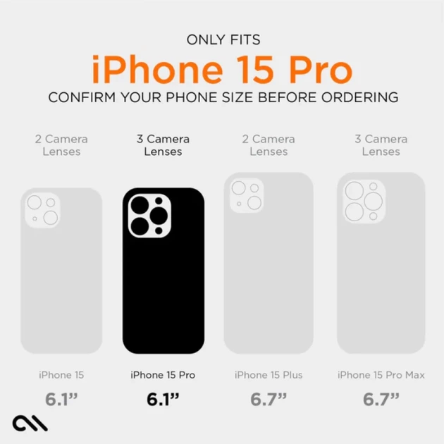 Чехол Case-Mate Ultra Tough D3O Clear для iPhone 15 Pro Clear with MagSafe (CM051486) - Фото 14 Чехол Case-Mate Ultra Tough D3O Clear для iPhone 15 Pro Clear with MagSafe (CM051486) - изображение 14