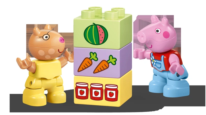 Конструктор Lego Duplo Свинка Пеппа. Трактор та ринок 10468 - Фото 6 Конструктор Lego Duplo Свинка Пеппа. Трактор та ринок 10468 - зображення 6