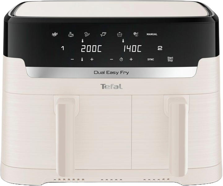 Мультипечь Tefal Dual Easy Fry EY901AE0 - Фото 1 Мультипечь Tefal Dual Easy Fry EY901AE0 - изображение 1