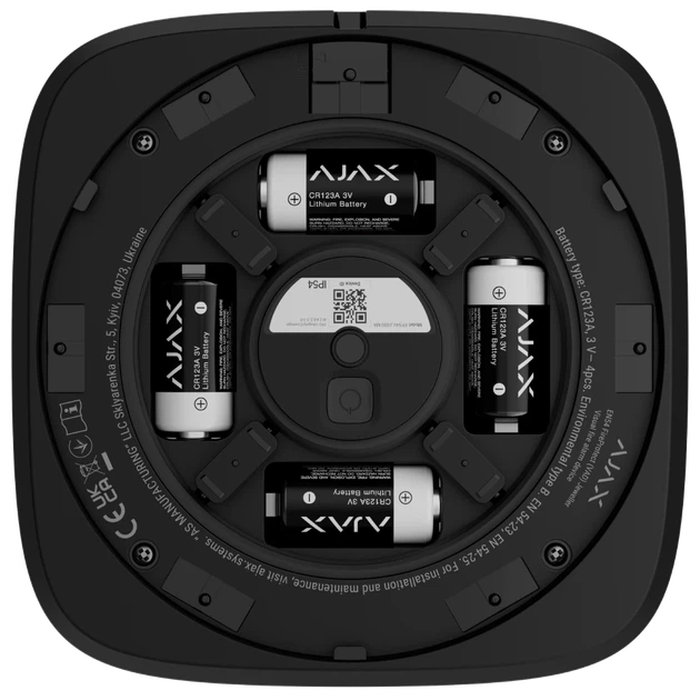 Извещатель пожарный световой Ajax EN54 FireProtect (VAD) Black - изображение 5