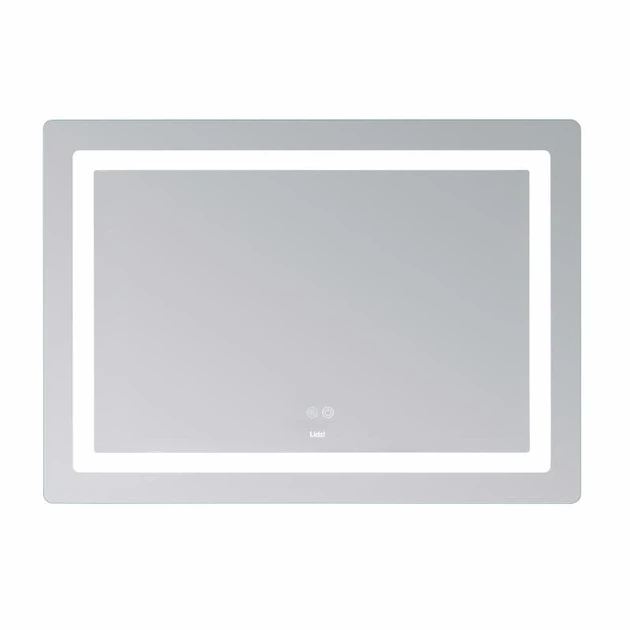 Зеркало настенное прямоугольное Lidz Kubis (KU2) 1200х800 мм с LED, антизапотеванием и сенсором (LDKUB120080049007) - изображение 4