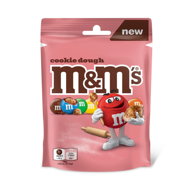 Новий смак M&M's Cookie Dough з начинкою з бісквітного тіста 120 г - Фото 1 Новий смак M&M's Cookie Dough з начинкою з бісквітного тіста 120 г - зображення 1