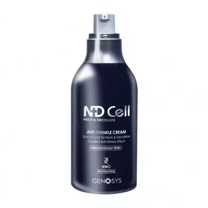 Антивіковий крем для шиї та зони декольте GENOSYS 50 мл NDCell Anti-Wrinkle Cream (NWC) - Фото 1 Антивіковий крем для шиї та зони декольте GENOSYS 50 мл NDCell Anti-Wrinkle Cream (NWC) - изображение 1