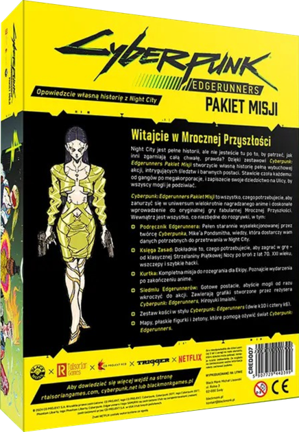 Gra planszowa Black Monk Cyberpunk Edgerunners Pakiet Misji (CRED007) (5907729440399) - obraz 2