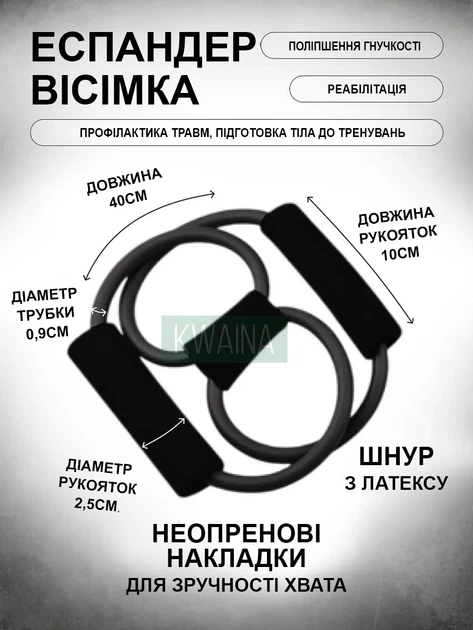 Набор для домашних тренировок 7 в 1 с роликом для пресса, скакалкой, упорами для отжиманий, эспандерами и ковриком - изображение 4