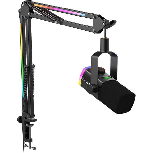 Микрофон Fifine AmpliGame AM8PROT RGB Black [156095] - изображение 2