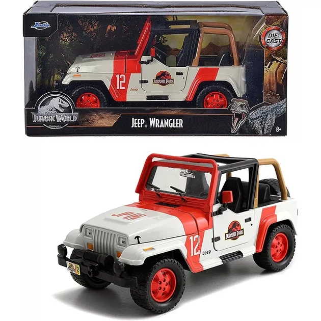 Автомодель Jurassic World Jeep Wrangler 1:24 (253253005) - Фото 8 Автомодель Jurassic World Jeep Wrangler 1:24 (253253005) - зображення 8