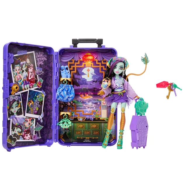 Кукла Monster High Кошмарные каникулы Страхо-секреты Джинифаер (JDR52) - Фото 7 Кукла Monster High Кошмарные каникулы Страхо-секреты Джинифаер (JDR52) - изображение 7