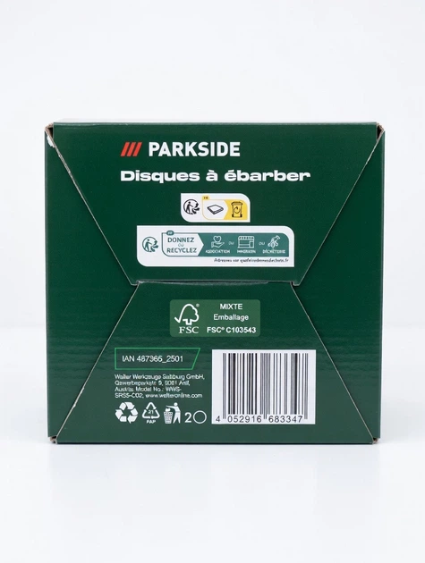 PARKSIDE Диски обдирные (зачистные) по металлу 115×6 мм × 22,23 мм – набор 5 шт. (Disques à ébarber MÉTAL) - изображение 2