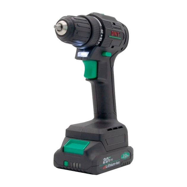 Шуруповерт аккумуляторный DWT ABSP-20 DN-2 BMC - изображение 2