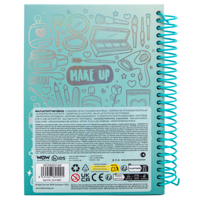 WOW Generation Multi Activity Notebook / Блокнот с активностями WOW Generation (многофункциональный планер для девочек) + стикер - изображение 2