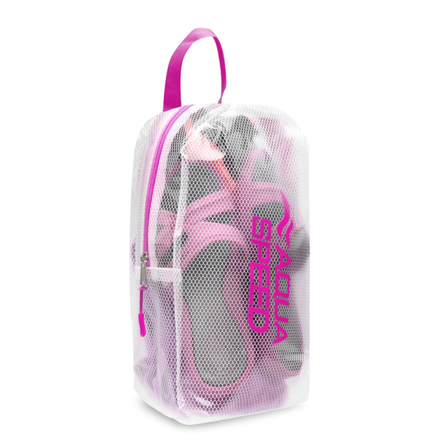 Сумка для бассейна Aqua Speed Dry Pouch 7 л Бело-розовый 38x21x9 см (757-03-M) - изображение 4