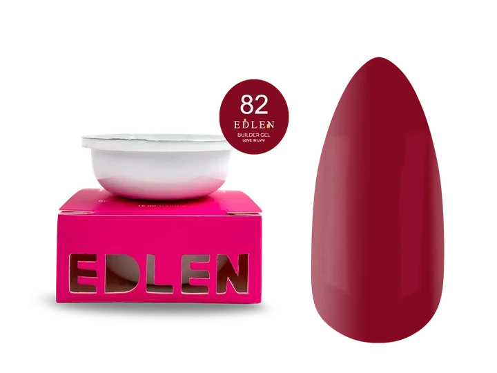 Сменный картридж Edlen Builder Gel No82 Love In Lviv 15 мл - Фото 1 Сменный картридж Edlen Builder Gel No82 Love In Lviv 15 мл - изображение 1