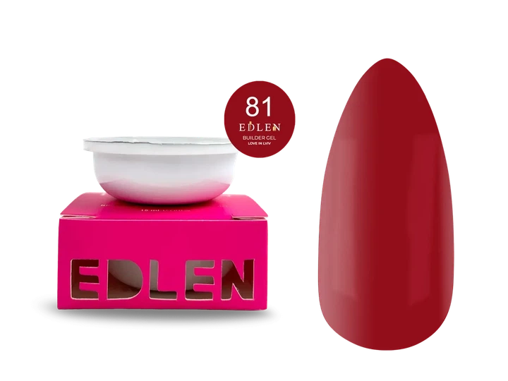 Сменный картридж Edlen Builder Gel No81 Love In Lviv 15 мл - Фото 1 Сменный картридж Edlen Builder Gel No81 Love In Lviv 15 мл - изображение 1