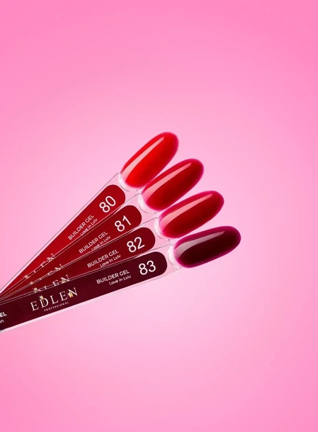 Сменный картридж Edlen Builder Gel No82 Love In Lviv 30 мл - Фото 3 Сменный картридж Edlen Builder Gel No82 Love In Lviv 30 мл - изображение 3