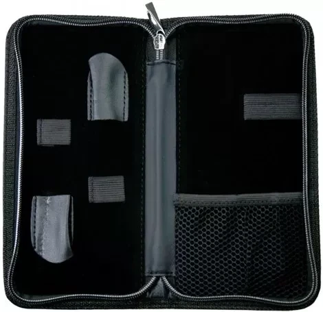 Чохол шкіряний для перукарських ножиць подвійний SPL Double Case - зображення 2