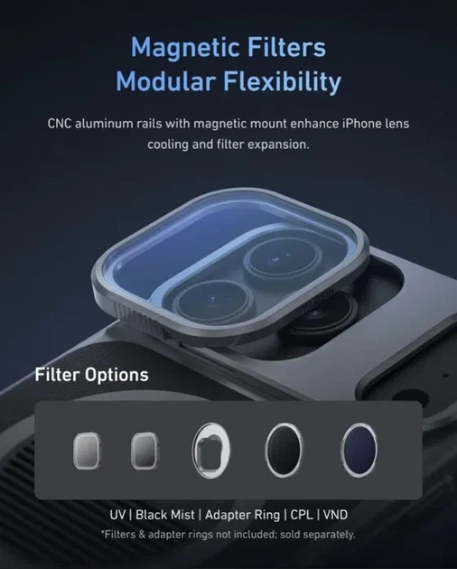 Держатель для айфона TELESIN Master Grip для iPhone 17 Pro Max