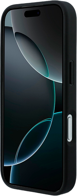 Etui Karl Lagerfeld Rhinestones Karl&Choupette Pin do Apple iPhone 17 Pro Black (3666339603335) - obraz 5