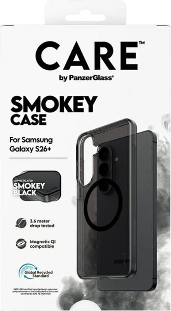 Etui CARE by PanzerGlass Urban Explorer Smokey w. Qi do Samsung Galaxy S26+ Black (CR47197) - obraz 6