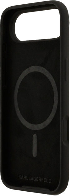 Панель Karl Lagerfeld Karl&Choupette Ring MagSafe do Apple iPhone 17 Air Black (3666339549541) - зображення 7