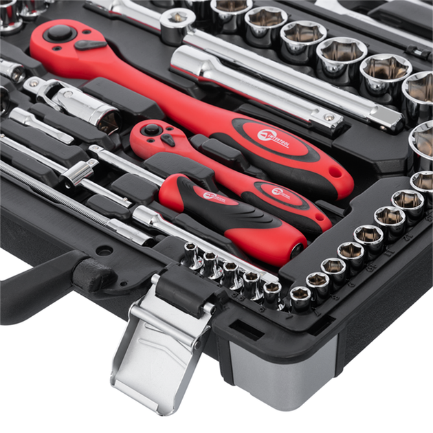 Набір інструментів професійний, 1/4" & 1/2", 61 од. INTERTOOL ET-6061 - изображение 5