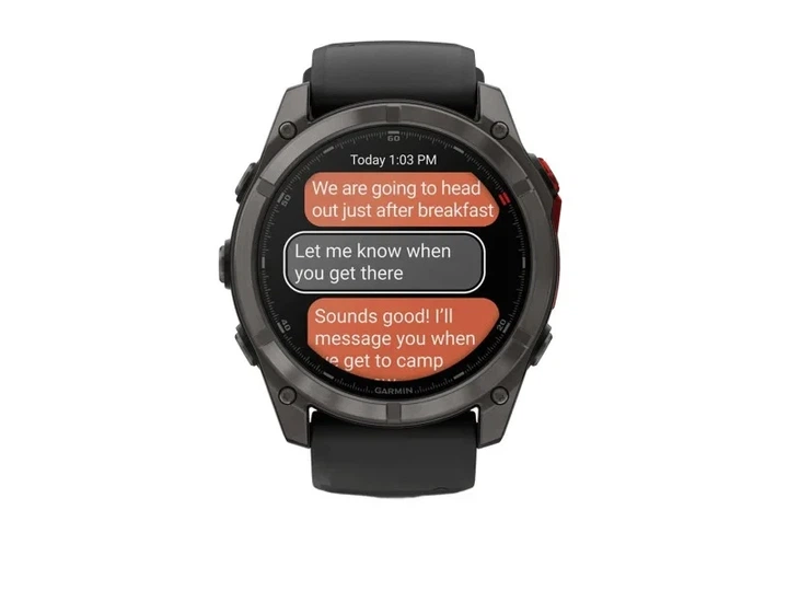 Смарт-годинник Garmin Fenix 8 Pro 51 mm MicroLED Carbon Gray Titanium with Black/Pebble Gray (010-03380-00/01) - изображение 2