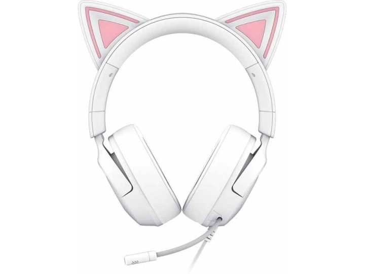 Навушники з мікрофоном Razer Kraken Kitty V3 X White (RZ04-05350300-R3M1) - Фото 2 Навушники з мікрофоном Razer Kraken Kitty V3 X White (RZ04-05350300-R3M1) - изображение 2