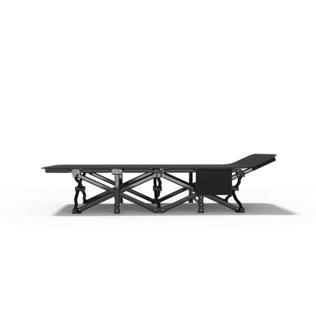 Кемпинговая раскладушка походная кровать 190*70*35 см WCG CC-04 черная для дома, сада и туризма с нагрузкой до 200 кг - изображение 6