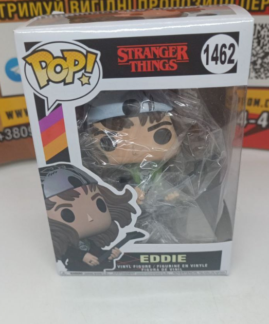 Фигурка Эдди Очень странные дела Stranger Things Eddie Pop Поп детская игрушка 10 см №1462 - изображение 3