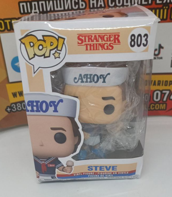 Фигурка Стив Очень странные дела Stranger Things Steve Pop Поп детская игрушка 10см №803 - Фото 3 Фигурка Стив Очень странные дела Stranger Things Steve Pop Поп детская игрушка 10см №803 - изображение 3