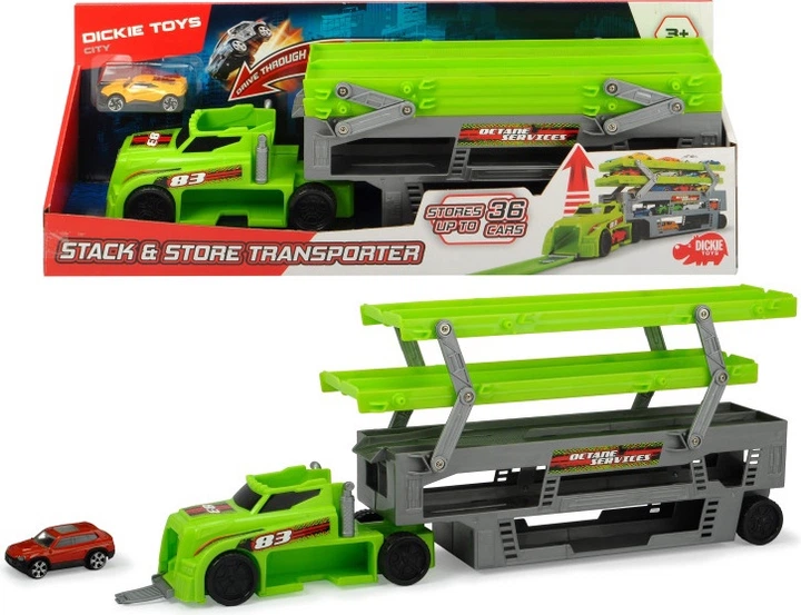 Автомобільний транспортер Dickie Toys з автомобілем 374-7002 (4006333054464) - зображення 2