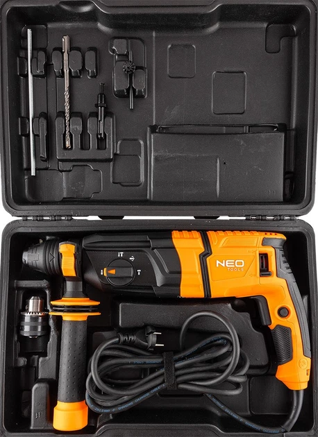 Перфоратор NEO Tools SDS+ 900 Вт 04-723 (5907558477184) - зображення 4