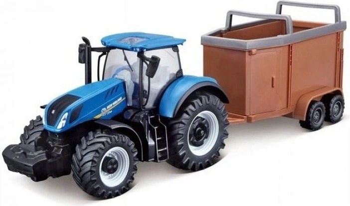 Traktor Bburago NewHolland T7.315 z przyczepą 31656 (4893993013593) - obraz 2
