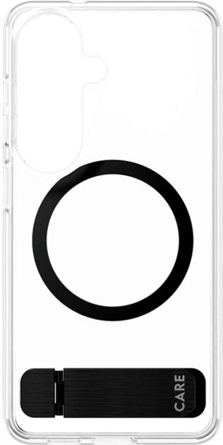 Etui CARE by PanzerGlass Black Kickstand & QI do Samsung Galaxy S26 Transparent (CR24194) - obraz 3